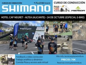 CURSO ESPECÍFICO E-BIKES HOTEL CAP NEGRET Y LA NUCIA BIKE PARK - 70€ - RESERVA 30€