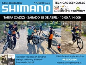 CURSO DE CONDUCCIÓN MTB - TARIFA, CÁDIZ - 65€ - RESERVA 25€
