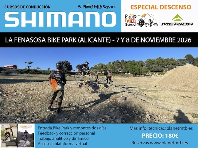 CURSO DE CONDUCCIÓN ESPECIAL DH - NOVIEMBRE - PRECIO 180€ - RESERVA 80€