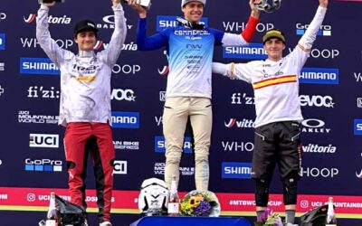 INOLVIDABLE PRIMER PODIO PARA DANIEL CASTELLANOS EN UNA COPA DEL MUNDO DE DESCENSO