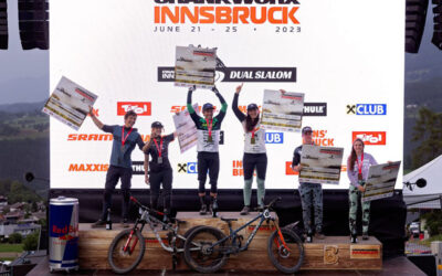VICTORIAS DE MARTHA GILL Y JAKOB JEWETT EN EL DUAL SLALOM DEL CRANKWORX INNSBRUCK