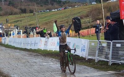 NOA VEGA, LORENA PATIÑO Y LUCAS LOZANO, NUEVOS CAMPEONES NACIONALES DE CICLOCROSS EN AS PONTES