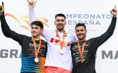 DANIEL CASTELLANOS, SUBCAMPEÓN DE ESPAÑA DE DESCENSO EN SANT ANDREU DE LA BARCA